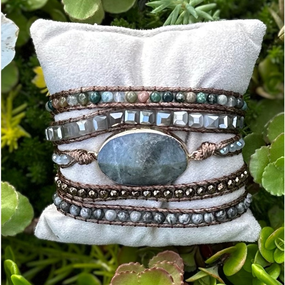 Labradorite Lola Wrap Bracelet‎